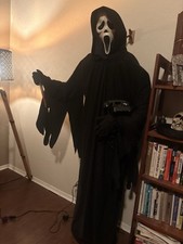 Gemmy 2011 Spirit Halloween  Life Size Animated GhostFace W Phone & WORKS picture