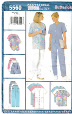 Butterick Pattern 5560 c1998, Misses Uniform Basics , Size S,M,L; FF picture