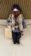 Vintage Russian Folk Art Doll 
