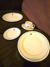 Canadian National Railway Dining Car China 5 Piece Lot Toronto Pattern CNR picture