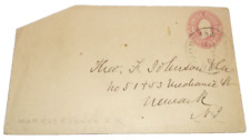 1865 MORRIS & ESSEX RAILROAD RPO ENVELOPE PRE-DELAWARE LACKAWANNA & WESTERN DL&W picture