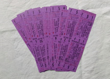 1959 Lot 15 Tickets Palisades Amusement Park Clyde Beatty Cole Bros. Circus NOS picture
