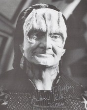 ANDREW ROBINSON as GARAK STAR TREK DS9 Hand Signed 8x10 PHOTO AUTOGRAPH picture
