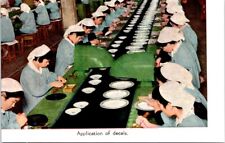 Noritake CHINA Assembly Line, Japan, FACTORY Tableware Advertising Postcard picture