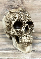 Skull Aztec Design, Resin Decor 6.5