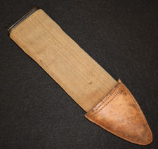WWI US Army USMC M1917 Bolo Fighting Knife Scabbard / Sheath 'Brauer Bros 1918' picture