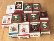 Collectible Hallmark keepsake ornaments lot 1993-2013-1999-1996-1995-2015-2000 picture