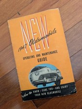 1947 Oldsmobile Operating and Maintenance Guide picture
