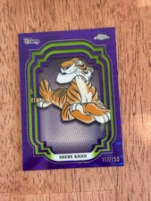 2024 Topps Chrome Disney - Shere Khan #31 Purple & Green Pulsar /150 picture