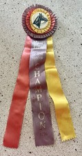 RARE VINTAGE 1978 ZONTA HORSE SHOW CHAMPION RIBBON FLORADALE FARMS NEW VERNON NJ picture