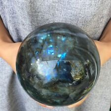 400-1000g Natural Labradorite Crystal Orb Gemstone Sphere Ball Reiki Healing picture