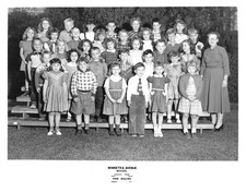 Canoga Park CA Winnetka Avenue School 1954 8x10 B&W Photograph Grade A1 U1212 picture
