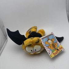 Vintage Dakin Garfield Batty Vampire Stuck On You Window Clinger Plush RARE NWT picture