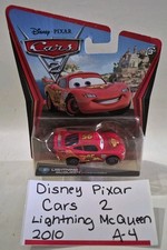 Disney Pixar Cars 2 Lightening McQueen  Racing Wheels #3 Red Mattel 2010 Read ⬇️ picture