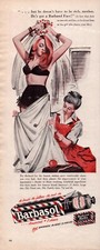 1946 - Barbasol Blades Shave Cream - Vintage Print Ad - New Bride - Wall Art picture
