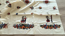 Vintage French Tablecloth Alsace NEW OLD STOCK  78'' X 60'' 100 % COTTON picture