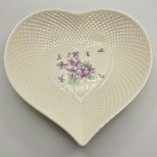 Vintage Mikasa Lila Heart Bowl Ivory Bone China B2006 picture