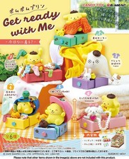 Re-ment Pompompurin Get Ready With Me -What Should I Wear Today? Box set (6pcs) picture