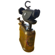 Vintage Antique Steel Blow Torch Wall Pisto Grip picture