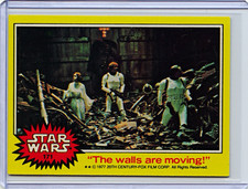1977 Topps Star Wars #171 The Walls Are Moving Princess Leia Yellow Series 3 picture