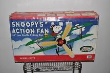 Snoopy Peanuts Woodstock Flying Ace 48” Hunter Action Ceiling Fan -NEW   (VWD62) picture