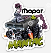 Muscle Car MAGNET - Ratfink Style American Made Car Show Rat Fink Automotive  picture