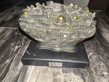 H. Karshi Jerusalem City Sculpture 925 Silver Vintage 4.5