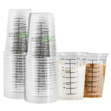 Disposable Measuring Cups 8 ounces (per cup), 20 pieces (pack size), Clear picture