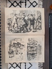1857 Charles Dickens Harpers Weekly November 07 Election Day At The Polls picture