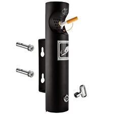 ELITRA Wall Mounted Outdoor Cigarette Butt Receptacle (Black) Black picture
