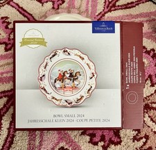 Villeroy & Boch LE Klein Coupe Petite Bowl Annual 2024 Carousel Christmas NIB picture