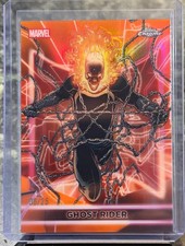 2026 Topps Marvel Neon Ghost Rider Orange /25 Topps Chrome #124 picture