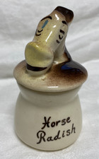 Rare Vintage 1950's DeForest Pixieware Horse Radish Condiment Jar picture