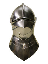 Medieval Knight Tournament Close Armor Helmet Warrior Cosplay Helmet Replica picture