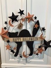 Vtg 2004 RARE Wendy Addison “Happy Halloween” Wreath picture