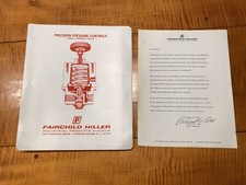 Vintage Fairchild Hiller Catalog Kendall Air Pressure relays Regulator Valves picture
