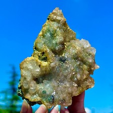 287G Natural Vision Amethyst Quartz Cluster Crystal Druzy Mineral Specimen picture