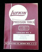 Vtg. LUFKIN PRECISION TOOLS CATALOG #8 Machinists Measuring Tools MICROMETERS++ picture