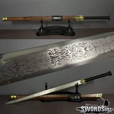 42'' Chinese Sword Han Dynasty Jian Carbon Steel Blade Evil-warding Collection picture