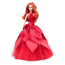NEW IN BOX Barbie Signature Collector Holiday 2022 Walmart Red Hair Redhead Doll picture