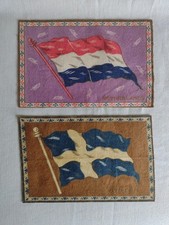 Vintage Netherlands & Sweden Flag Felt Cigar Tobacco Liners picture