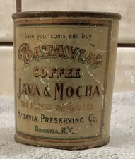 Vintage Mini Coffee Tin 