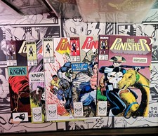 The Punisher 5 book lot #15,16,17,18,19 ~ Marvel Comics 1989 ~ NM picture