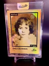 Rare EMILY DICKINSON Card GOLD Holo Parallel One in Existence 2024 GleeBeeCo 1/1 picture