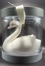 NIB Elegant Baby Ceramic Princess Swan Piggy Bank picture