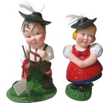 Christopher Radko By Ino Schaller Hansel & Gretel Paper Mache Candy Containers  picture