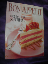 Bon Appetit Recipe Cooking Magazine April 2001 V46 #4 Fresh for Spring Easter Br picture