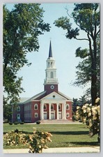 Hood College Coffman Chapel Frederick Maryland 1963 Postmark Vintage Postcard picture