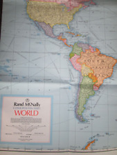 World Map Rand McNally Cosmopolitain Series 34