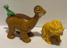 Vintage 2003 The Land Before Time Wendy’s Littlefoot Bank AND Cera Bobblehead picture